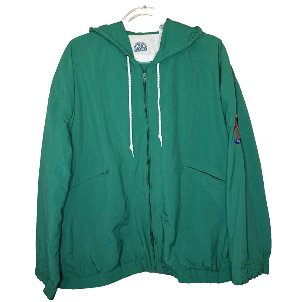 Vintage Preppy Yachtcore Nautical Marina Windbreaker Hoodie XL